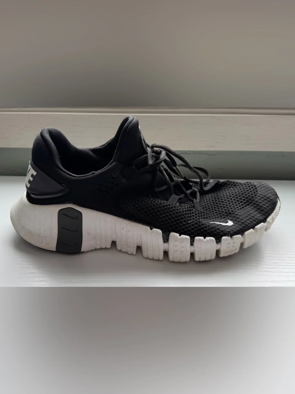 Nike Free Metcon 4 Black White Training Shoes Mens Size 11.5 CT3886-010 - Picture 11 of 16